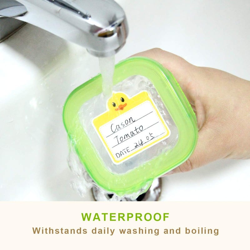 ceiba tree Food Containers Stickers Daycare Labels Removable Waterproof Labels for Kitchen Kids Bottle 108Pcs - Image 4